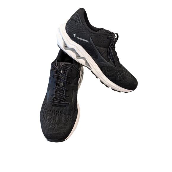 Mizuno Other - Mizuno Wave Inspire 17 Men Road Running Athletic Shoes Black Size 9 EU 42